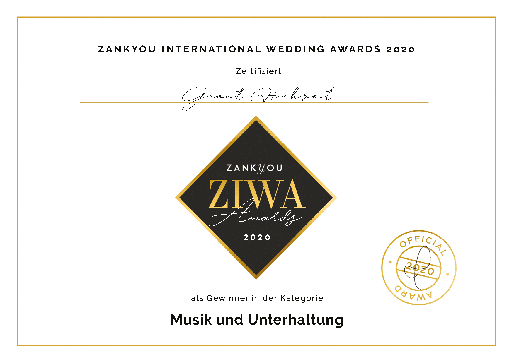 Ziwa Award 2020